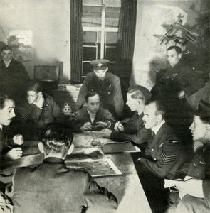 Interrogation of Aircrews, W.A.A.F. Help In This Work by Cecil Beaton