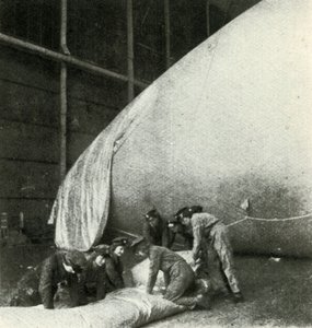 Repairing Barrage Balloons by Cecil Beaton