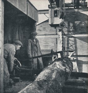 Sawing Timber by Cecil Beaton