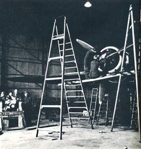 The ground crews work is never done by Cecil Beaton