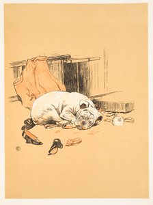 Disappointment at not finding the Chocolates, from A Gay Dog, Story of a Foolish Year by Cecil Charles Windsor Aldin