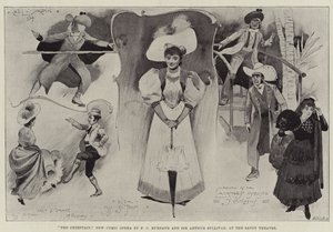 The Chieftain, New Comic Opera by F C Burnard and Sir Arthur Sullivan, at the Savoy Theatre by Cecil Charles Windsor Aldin