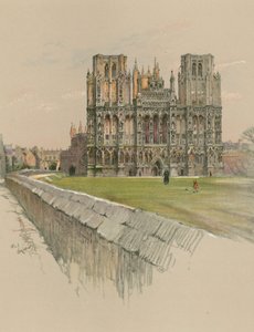 Wells Cathedral by Cecil Charles Windsor Aldin