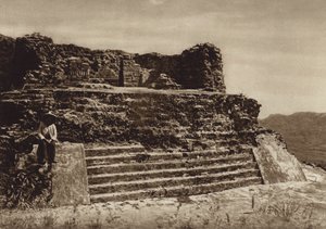 Mexico: Tepoztlan, Ruin of the Temple El Tepoztecatl by Cecile Seler Sachs