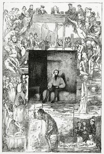 The Last Day of the Convict, 19th Century by Celestin Francois Nanteuil