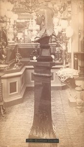 Egyptian Column, Mitchell, Vance & Co., Main Building, Centennial Exhibition, Philadelphia by Centennial Photographic Co.