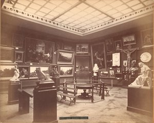 View of the Art Annexe in the Spanish Section of the Centennial Exposition
