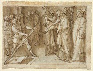 Saint Charles Borromeo Supervising the Opening of a Crypt