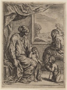 The Holy Family with Saint John the Baptist