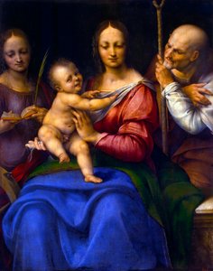 Holy Family with Saint Catherine