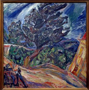 Big Tree Blue by Chaim Soutine