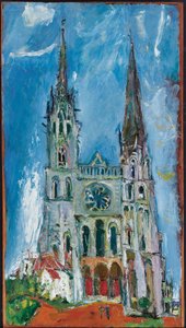 Chartres Cathedral by Chaim Soutine