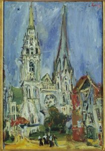 The Cathedral of Chartres by Chaim Soutine