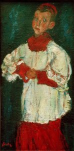 The Choir Boy by Chaim Soutine