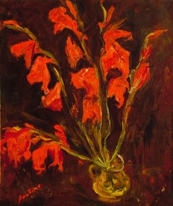 Red Gladioli by Chaim Soutine