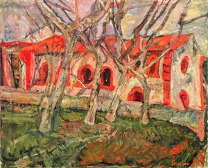The Red Church by Chaim Soutine