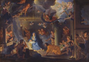 The Adoration of the Shepherds by Nicolas Poussin