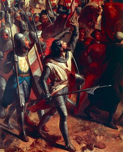The Battle of Montgisard 1177, Detail of a Crusader