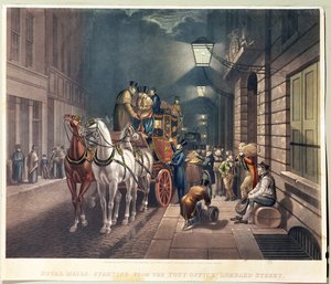 Royal Mails Starting from the Post Office, Lombard Street