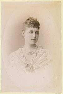 Portrait of Grand Duchess Alexandra Georgievna of Russia (1870-1891)