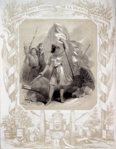 Allegory to the patriotic songs of France