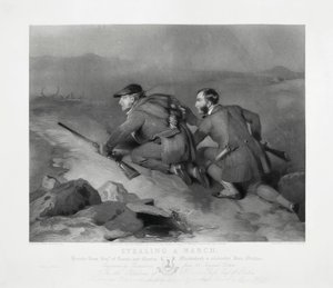 Stealing a March, engraved by Edward Burton by Charles (after) Landseer
