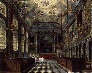 The Royal Chapel, Windsor Castle, from 