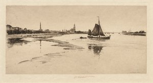 Arnheim on the Rhine, 1888 by Charles Adams Platt