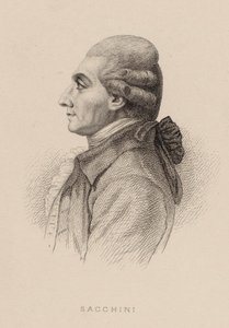 Portrait of the composer Antonio Sacchini 1730-1786, 1870