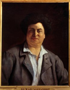 Portrait of the Writer Alexandre Dumas Père by Charles Alphonse Paul Bellay