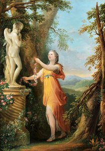 The Sacrifice to Love by Charles André van Loo