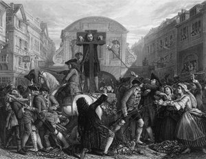 Daniel Defoe in the Pillory