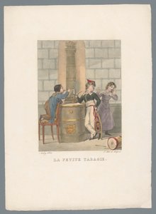 Two Children Experimenting with Tobacco (series title: Children