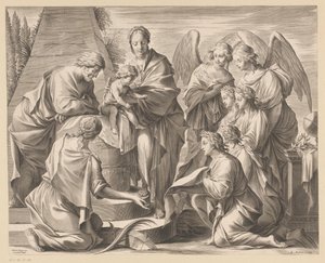 Education of Christ by Charles Audran