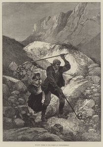 Killing Vipers in the Forest of Fontainebleau by Charles Auguste Loye