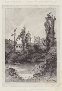 Visit of the Prince and Princess of Wales to Trentham Hall by Charles Auguste Loye