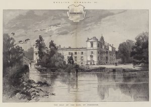 Wilton House, the Seat of the Earl of Pembroke by Charles Auguste Loye