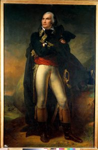Portrait of Charles Pichegru, General in Chief of the Armees of the North, Sambre and Meuse, Rhine and Moselle. Painting by Charles de Steuben by Charles Auguste Steuben