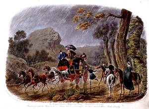 The Disappointment, or Retreat in a Shower, engraved by R.G. Reeve pub. by Thomas McLean