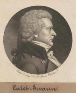 Caleb Swan by Charles B. J. Févret de Saint Mémin