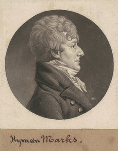 Hyman Marks by Charles B. J. Févret de Saint Mémin