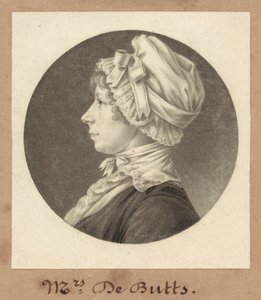 Marianne Welby DeButts by Charles B. J. Févret de Saint Mémin
