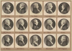 Saint-Mémin Collection of Portraits, Group 18 by Charles B. J. Févret de Saint Mémin