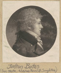 Tarlton Bates by Charles B. J. Févret de Saint Mémin