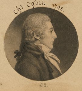 Abraham Ogden, Jr. by Charles Balthazar Julien Févret de Saint-Mémin