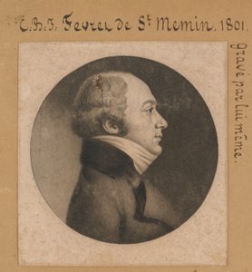 Charles de Saint-Mémin Self-Portrait by Charles Balthazar Julien Févret de Saint-Mémin