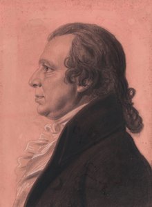 Dr. Elisha Cullen Dick by Charles Balthazar Julien Févret de Saint-Mémin