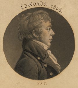 Horace Hampton Edwards by Charles Balthazar Julien Févret de Saint-Mémin