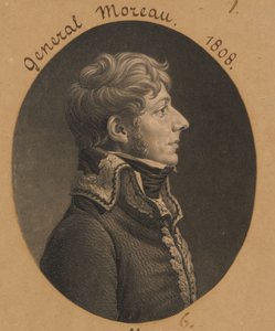Jean-Victor Moreau by Charles Balthazar Julien Févret de Saint-Mémin
