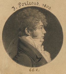 John Porteous by Charles Balthazar Julien Févret de Saint-Mémin